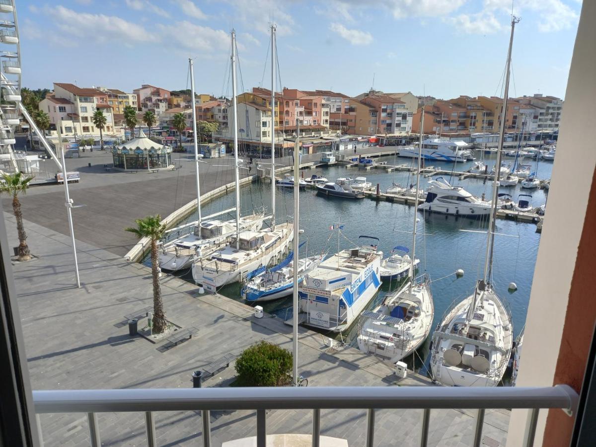Port Brescou, T3 En Duplex Climatise, Superbe Vue Sur Le Port Apartment Agde Bagian luar foto
