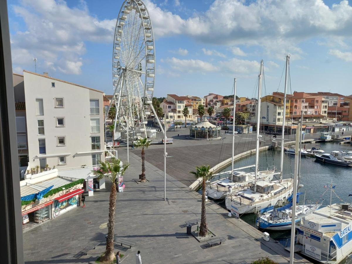 Port Brescou, T3 En Duplex Climatise, Superbe Vue Sur Le Port Apartment Agde Bagian luar foto