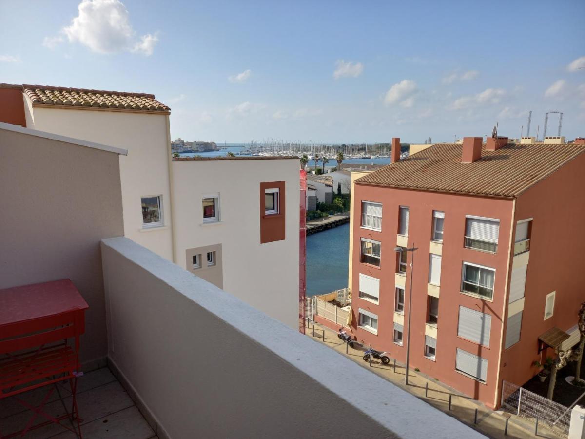 Port Brescou, T3 En Duplex Climatise, Superbe Vue Sur Le Port Apartment Agde Bagian luar foto