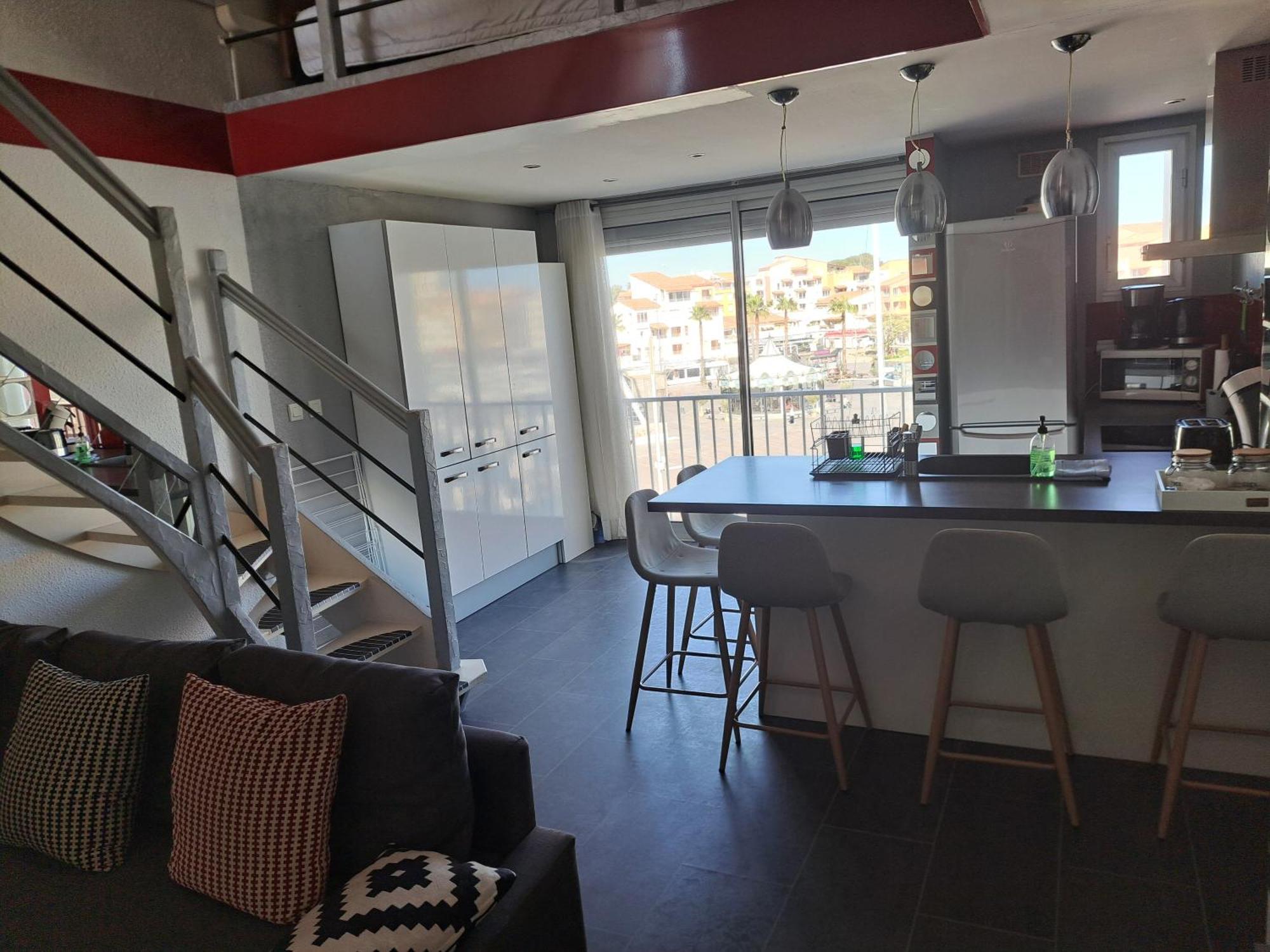 Port Brescou, T3 En Duplex Climatise, Superbe Vue Sur Le Port Apartment Agde Bagian luar foto